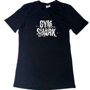 Gymshark Mens Glitch Spellout Logo Short Sleeve Athletic Workout Tee Top Size M